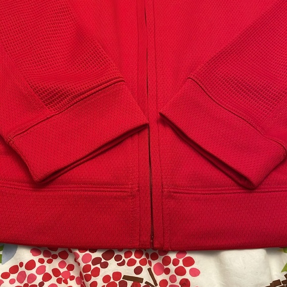 NWOT Torrey Pines Golf Jacket Cutter & Buck Women’s XL Red - Picture 11 of 11